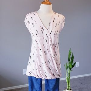 Faux wrap top